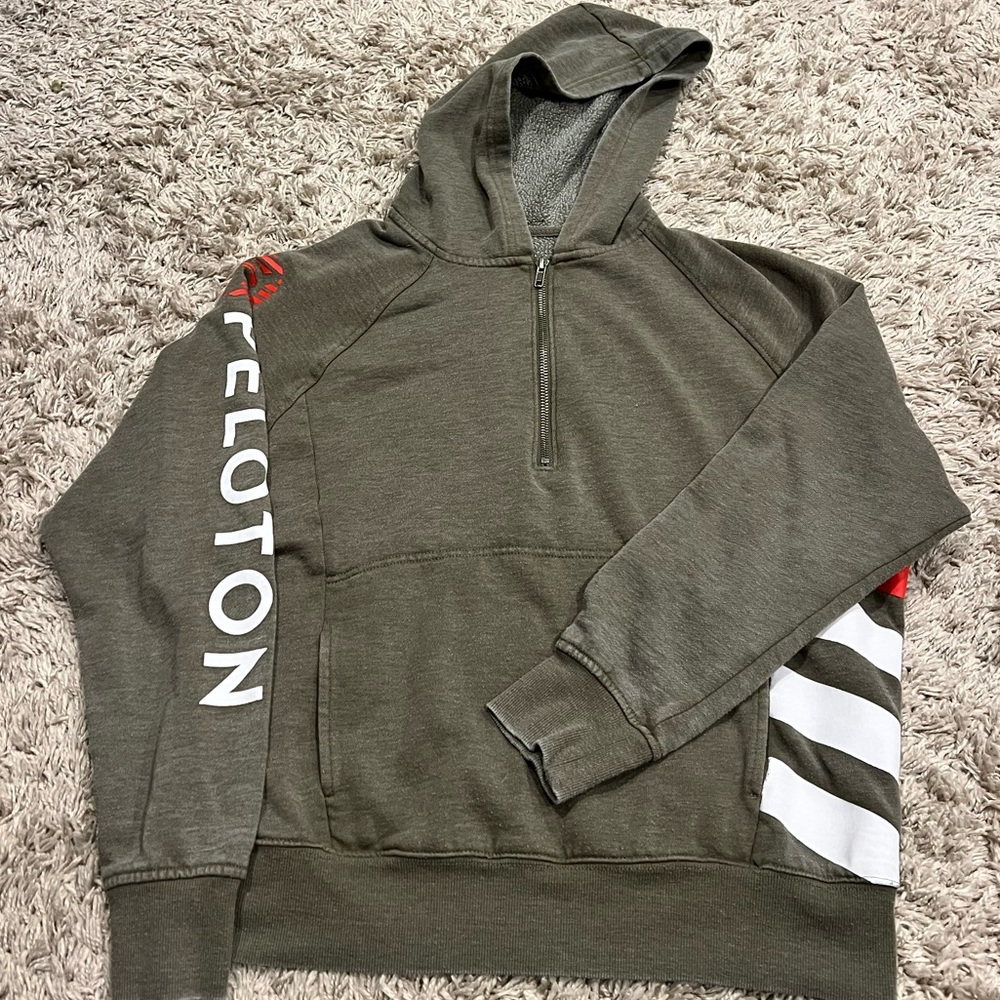 Peloton Army Green Hoodie